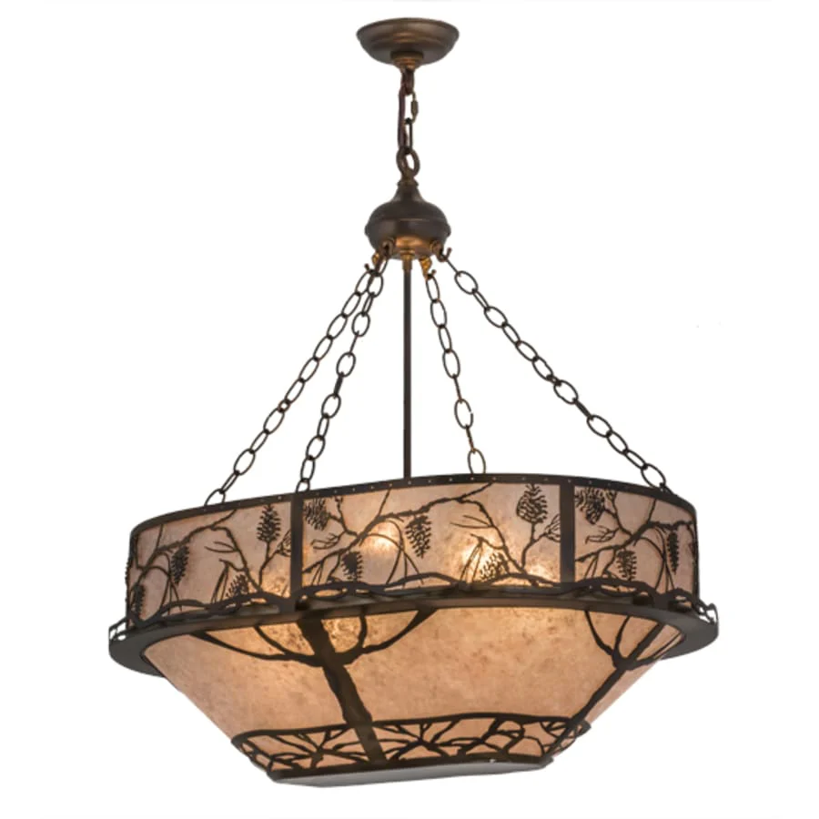 Meyda Tiffany Whispering Pines 4 Light 20" Wide Pendant - Image 2