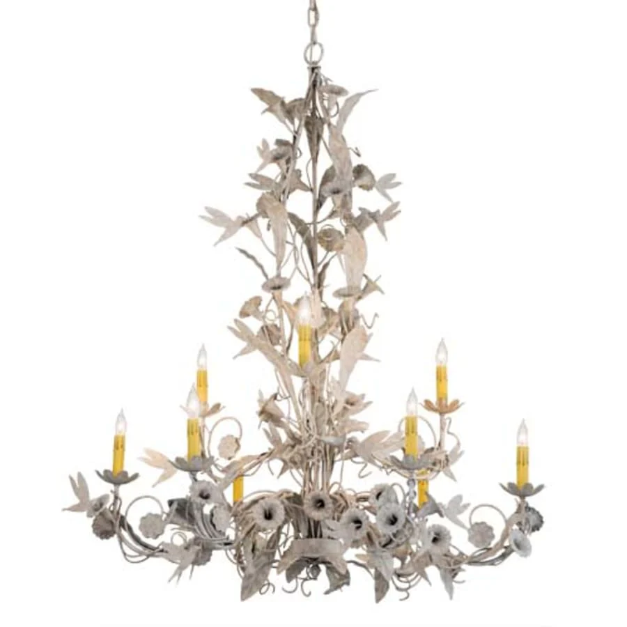 Meyda Tiffany Le Printemps 9 Light 36" Wide Taper Candle Style Chandelier - Image 1