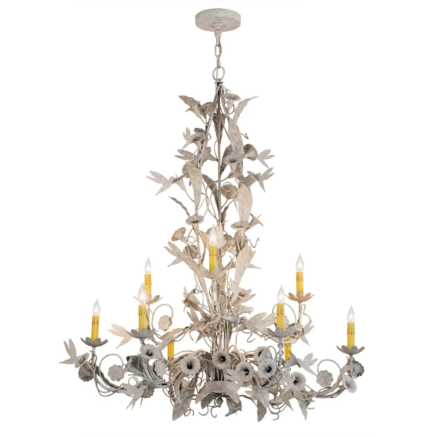 Meyda Tiffany Le Printemps 9 Light 36" Wide Taper Candle Style Chandelier - Image 2
