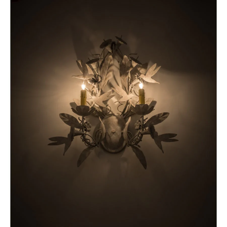 Meyda Tiffany Le Printemps 2 Light 24" Tall Wall Sconce - Image 1