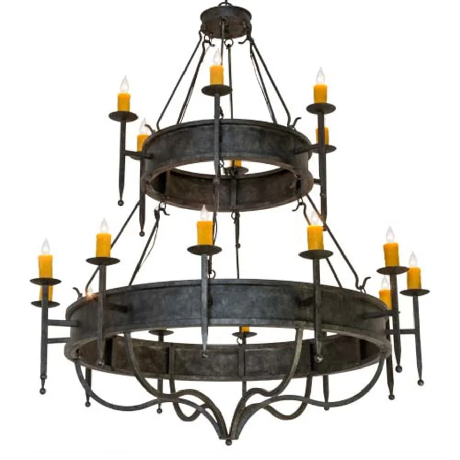 Meyda Tiffany Marta 18 Light 60" Wide Taper Candle Style Chandelier - Image 1