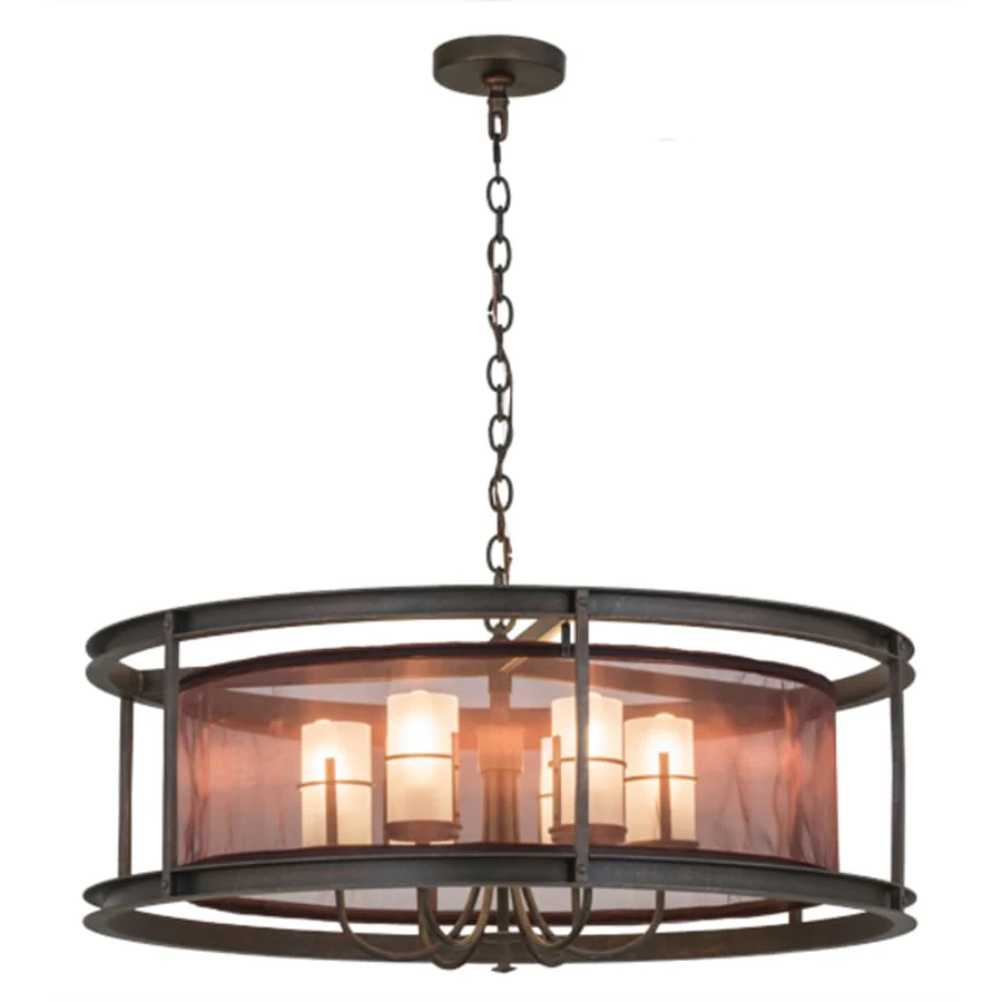 Meyda Tiffany Cordoba 6 Light 36" Wide Pillar Candle Pendant - Image 2