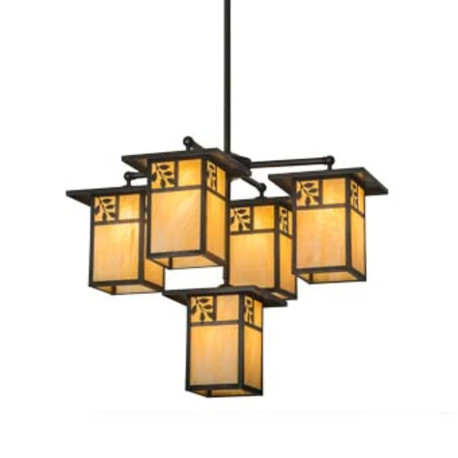 Meyda Tiffany Hyde Park 5 Light 32" Wide Chandelier - Image 1