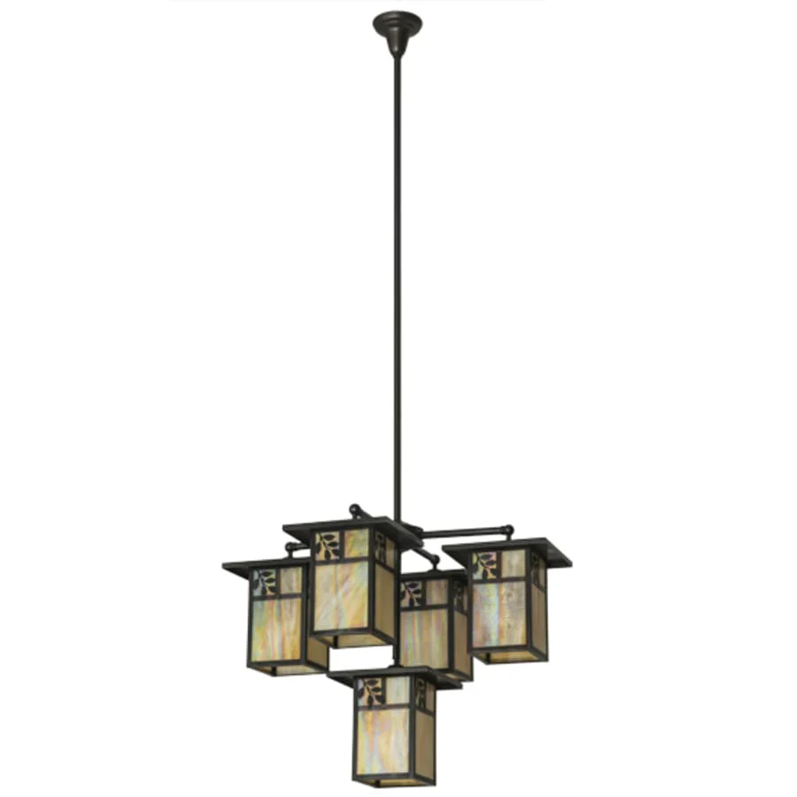 Meyda Tiffany Hyde Park 5 Light 32" Wide Chandelier - Image 3