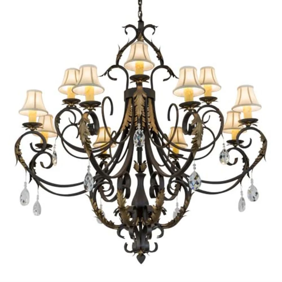Meyda Tiffany Ingrid 12 Light 54" Wide Crystal Chandelier - Image 1