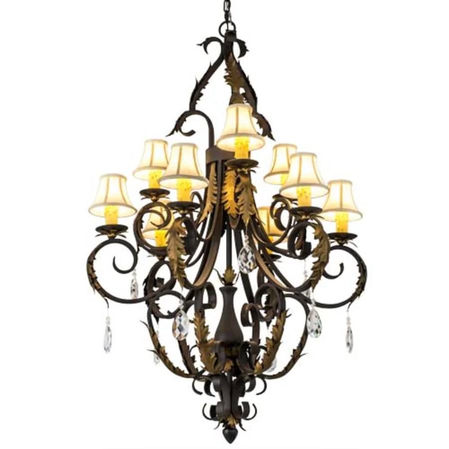 Meyda Tiffany Ingrid 9 Light 36" Wide Crystal Chandelier - Image 1
