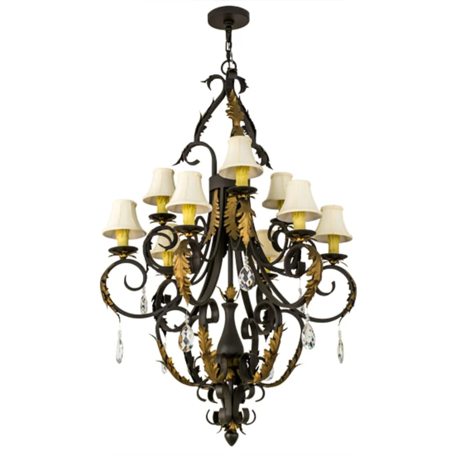 Meyda Tiffany Ingrid 9 Light 36" Wide Crystal Chandelier - Image 3
