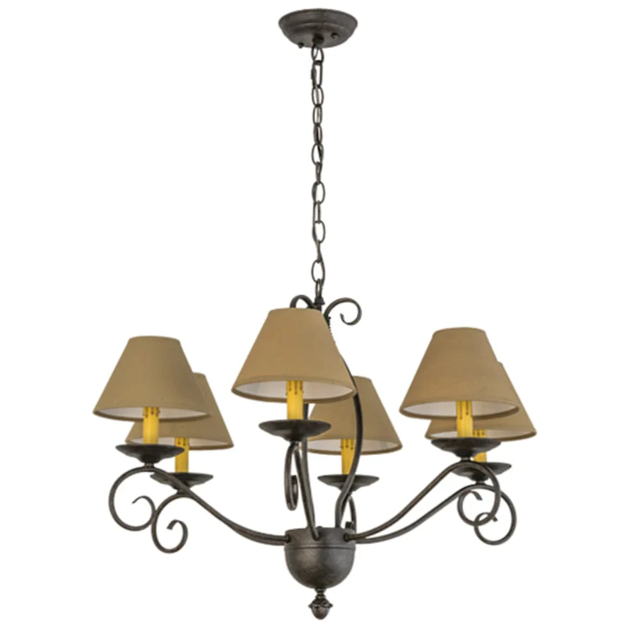 Meyda Tiffany Sienna 6 Light 30" Wide Chandelier - Image 3