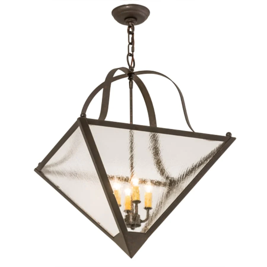 Meyda Tiffany Zale 4 Light 28" Wide Pendant - Image 2