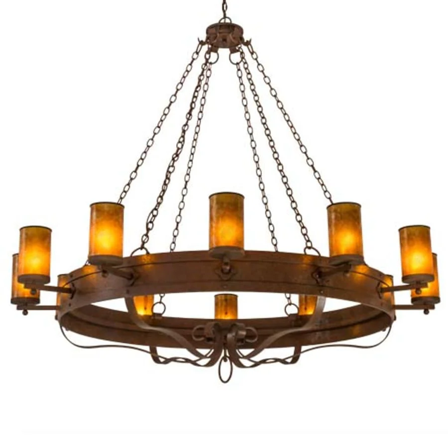 Meyda Tiffany Parnella 12 Light 72" Wide Ring Chandelier - Image 1