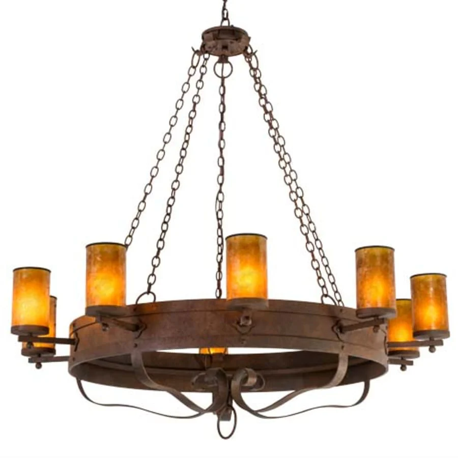 Meyda Tiffany Parnella 10 Light 60" Wide Ring Chandelier - Image 1
