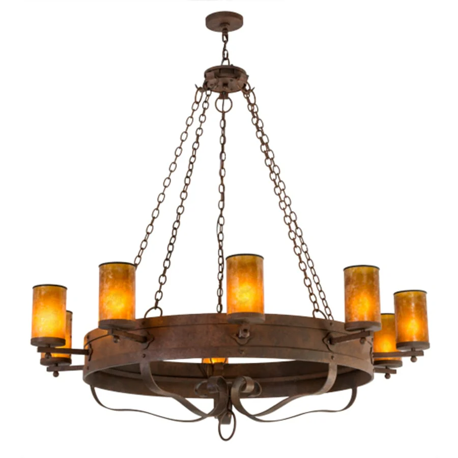 Meyda Tiffany Parnella 10 Light 60" Wide Ring Chandelier - Image 2