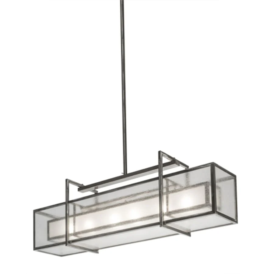 Meyda Tiffany Nelson 6 Light 54" Wide Linear Pendant - Image 2