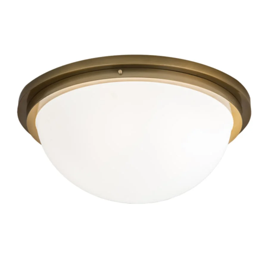 Meyda Tiffany Commerce 4 Light 25" Wide Flush Mount Bowl Ceiling Fixture - Image 1