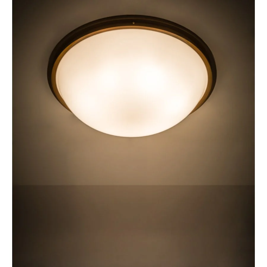 Meyda Tiffany Commerce 6 Light 37" Wide Flush Mount Bowl Ceiling Fixture - Image 2