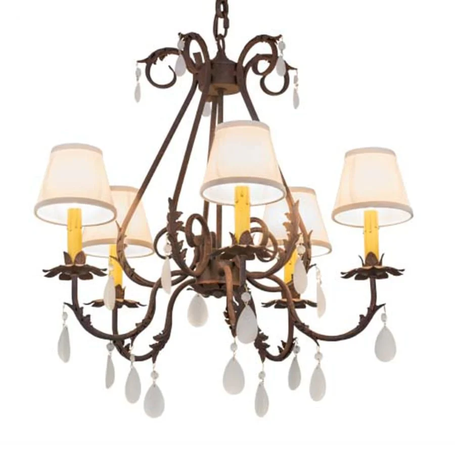 Meyda Tiffany Chantilly 5 Light 25" Wide Chandelier - Image 1