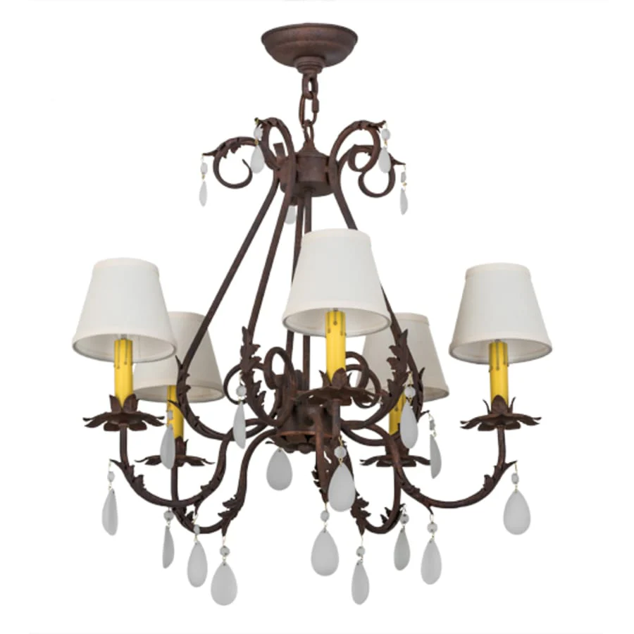 Meyda Tiffany Chantilly 5 Light 25" Wide Chandelier - Image 3