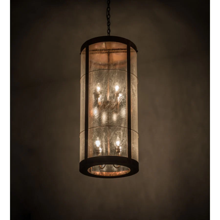 Meyda Tiffany Villa 8 Light 18" Wide Taper Candle Pendant - Image 1