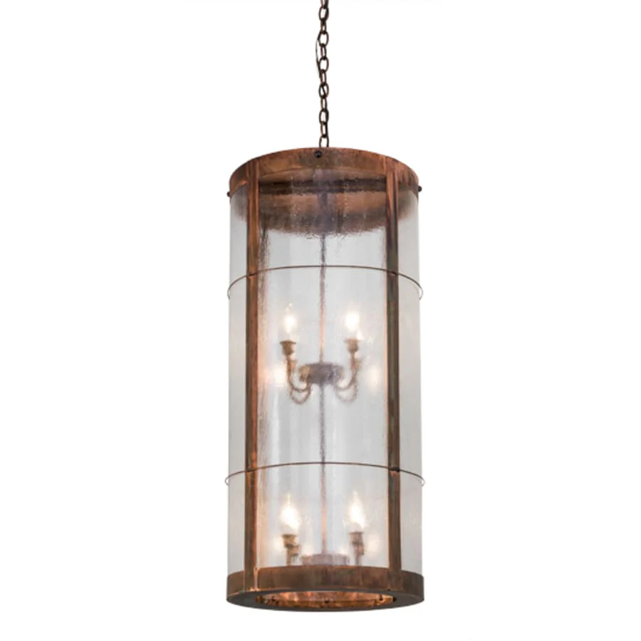 Meyda Tiffany Villa 8 Light 18" Wide Taper Candle Pendant - Image 2