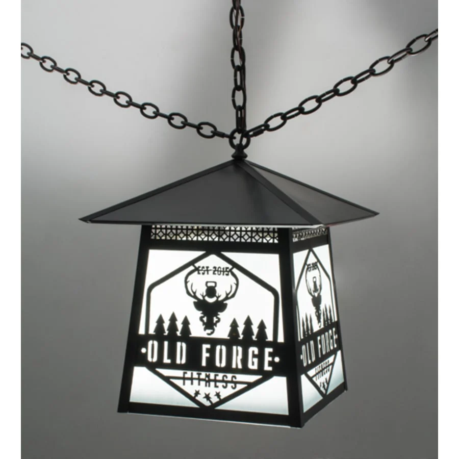 Meyda Tiffany Old Forge Fitness 23" Wide Pendant - Image 1