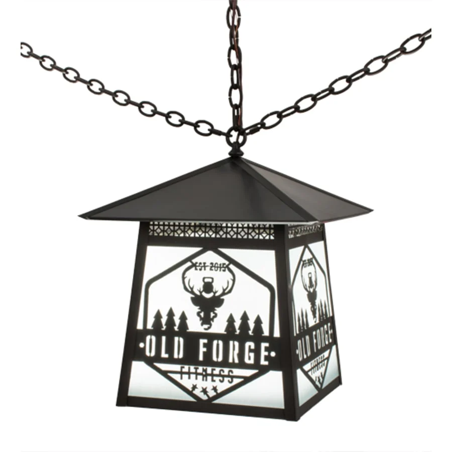 Meyda Tiffany Old Forge Fitness 23" Wide Pendant - Image 3