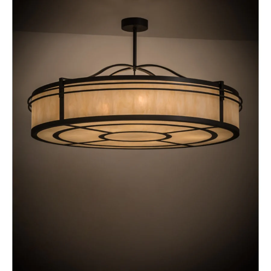 Meyda Tiffany Sargent 8 Light 55" Wide Pendant - Image 1