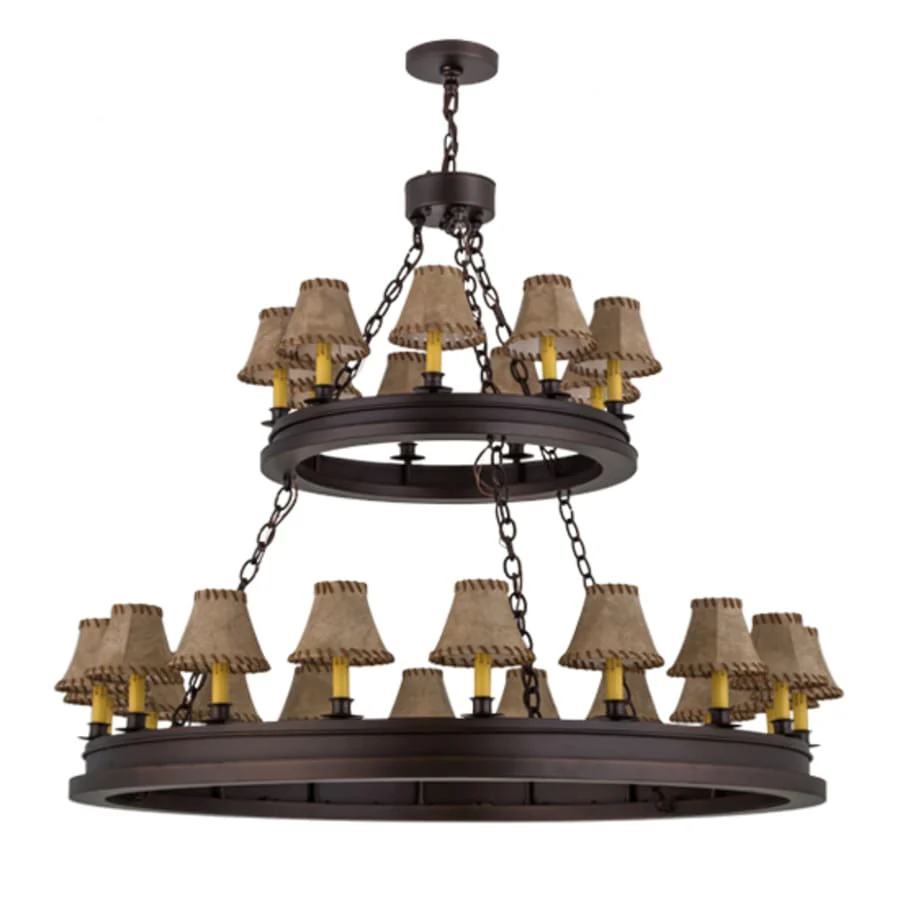 Meyda Tiffany Sullivan Ranch 27 Light 51" Wide Ring Chandelier - Image 3