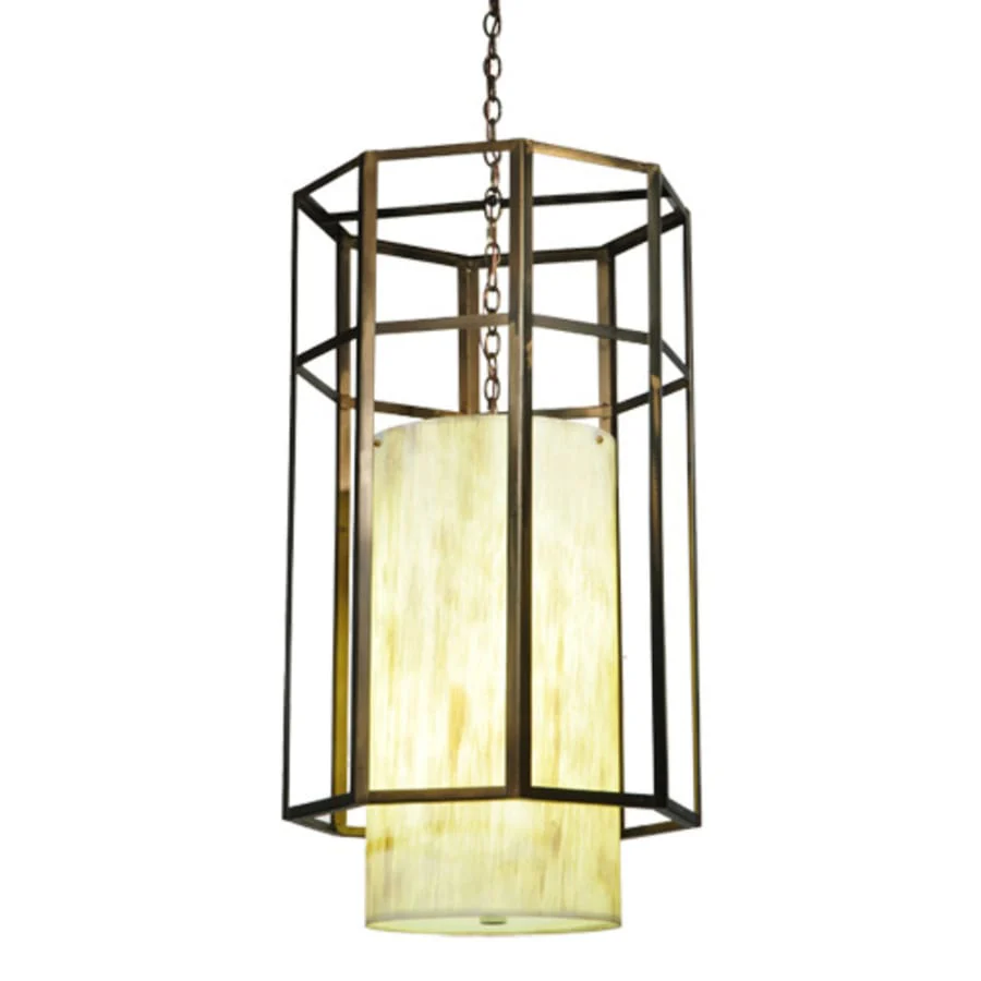Meyda Tiffany Cilindro 4 Light 24" Wide Pendant - Image 1