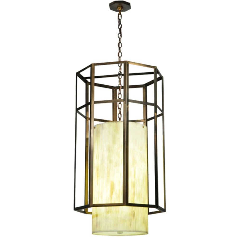 Meyda Tiffany Cilindro 4 Light 24" Wide Pendant - Image 2