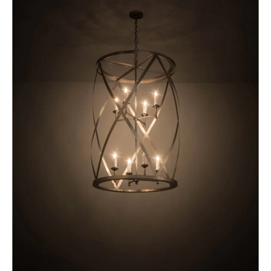 Meyda Tiffany Desmond 8 Light 30" Wide Taper Candle Pendant - Image 1