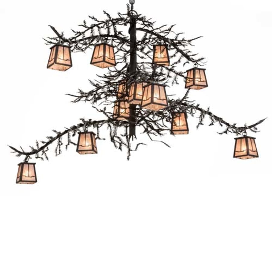 Meyda Tiffany Pine Branch Valley View 12 Light 48" Wide Chandelier - Image 1