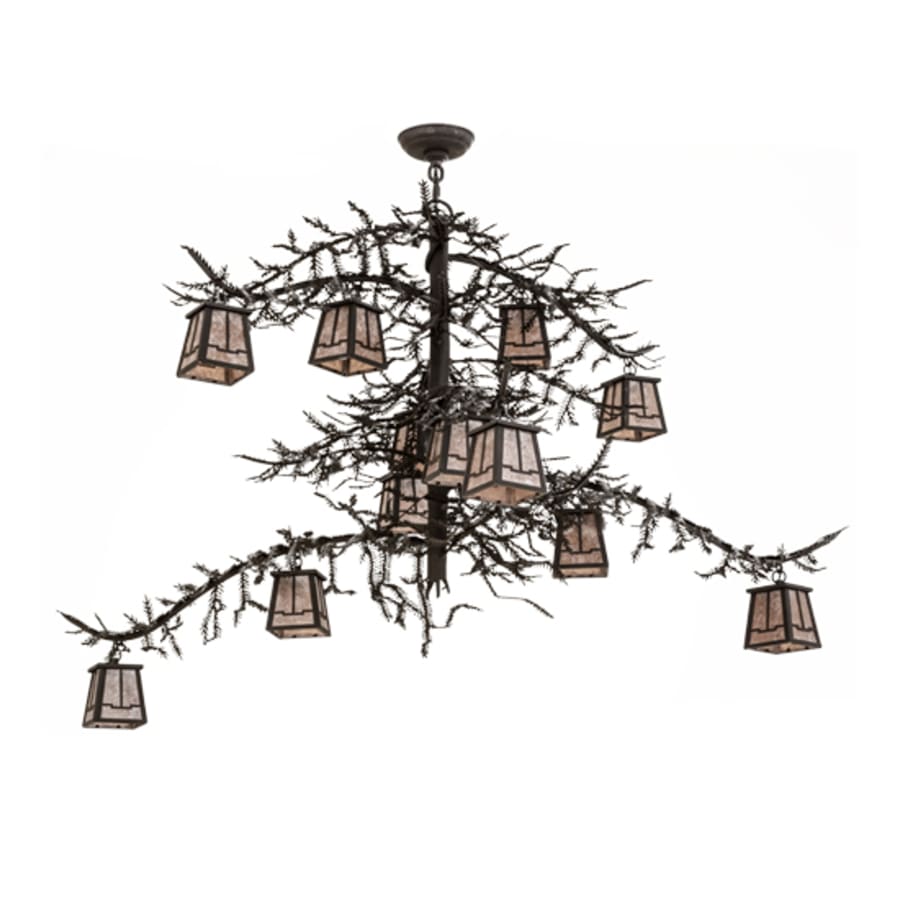 Meyda Tiffany Pine Branch Valley View 12 Light 48" Wide Chandelier - Image 3