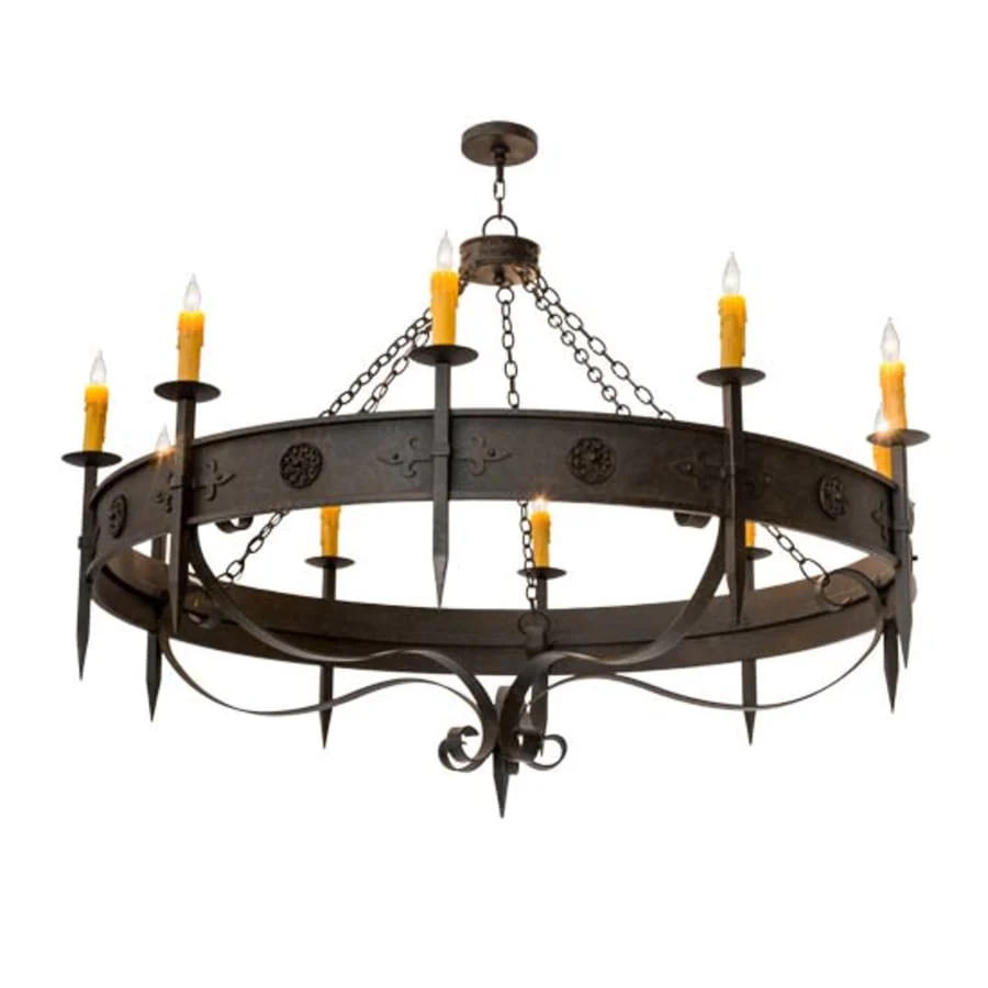 Meyda Tiffany Calandra 10 Light 66" Wide Taper Candle Style Chandelier - Image 1