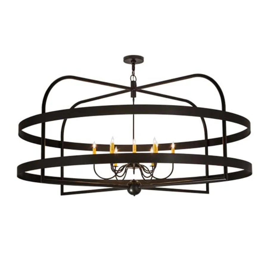 Meyda Tiffany Aldari 12 Light 68" Wide Taper Candle Ring Chandelier - Image 1