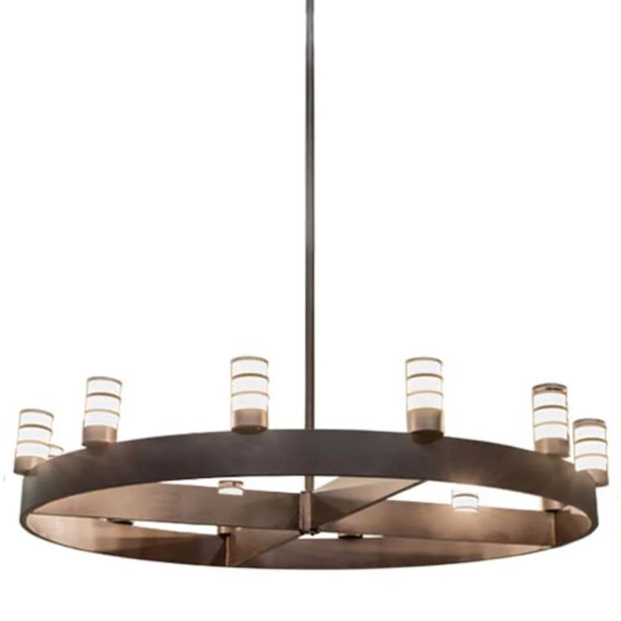 Meyda Tiffany Molle Cilindro 12 Light 94″ Wide Ring Chandelier