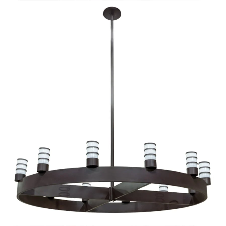 Meyda Tiffany Molle Cilindro 12 Light 94" Wide Ring Chandelier - Image 3