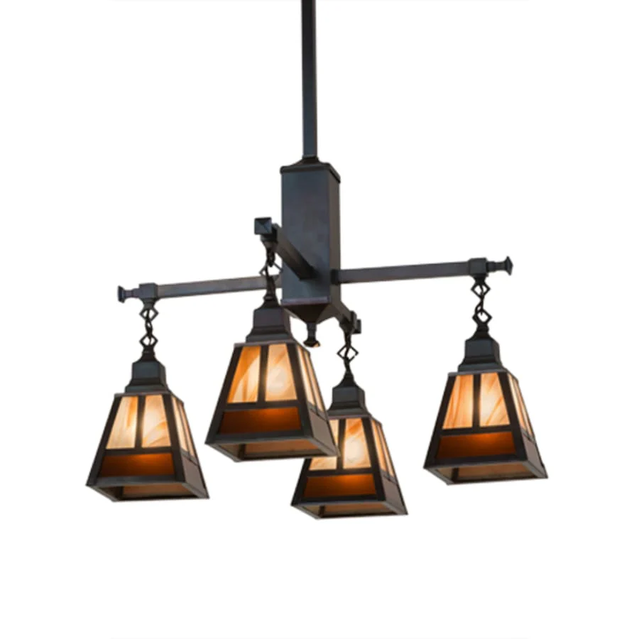 Meyda Tiffany T Mission 4 Light 26" Wide Chandelier - Image 2