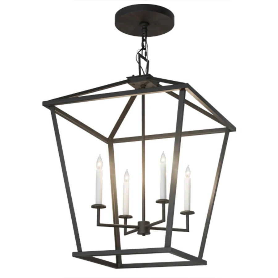 Meyda Tiffany Kitzi 4 Light 34" Wide Taper Candle Pendant - Image 2