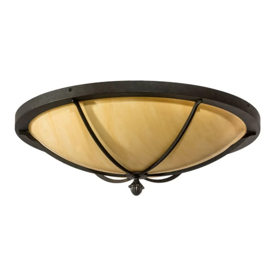 Meyda Tiffany Dominga 2 Light 24" Wide Flush Mount Bowl Ceiling Fixture - Image 3