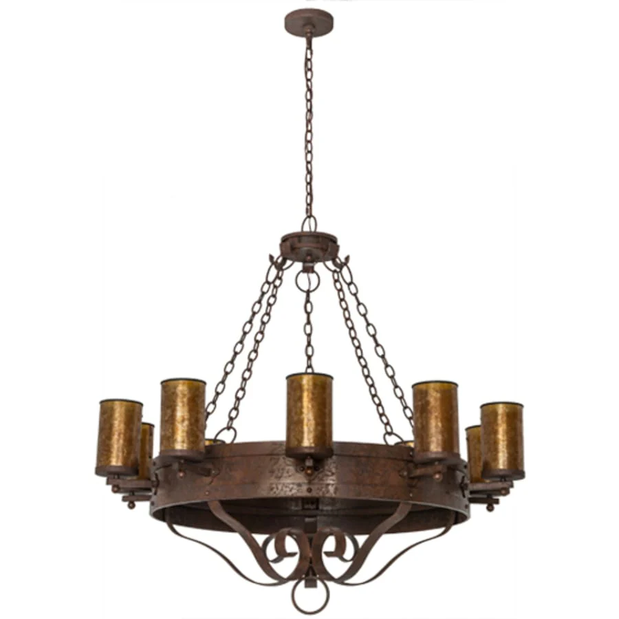 Meyda Tiffany Parnella 10 Light 48" Wide Ring Chandelier - Image 3