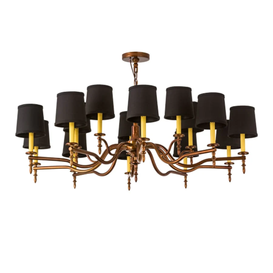 Meyda Tiffany Toby 15 Light 52" Wide Chandelier - Image 3