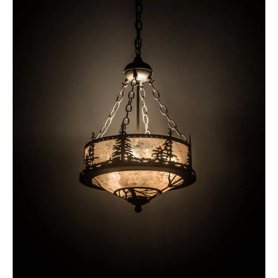Meyda Tiffany Tall Pines 3 Light 16" Wide Pendant - Image 1