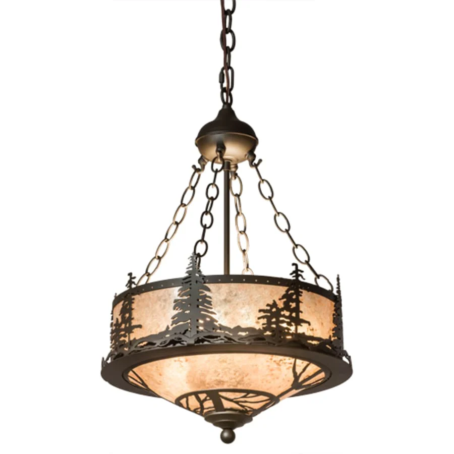 Meyda Tiffany Tall Pines 3 Light 16" Wide Pendant - Image 2