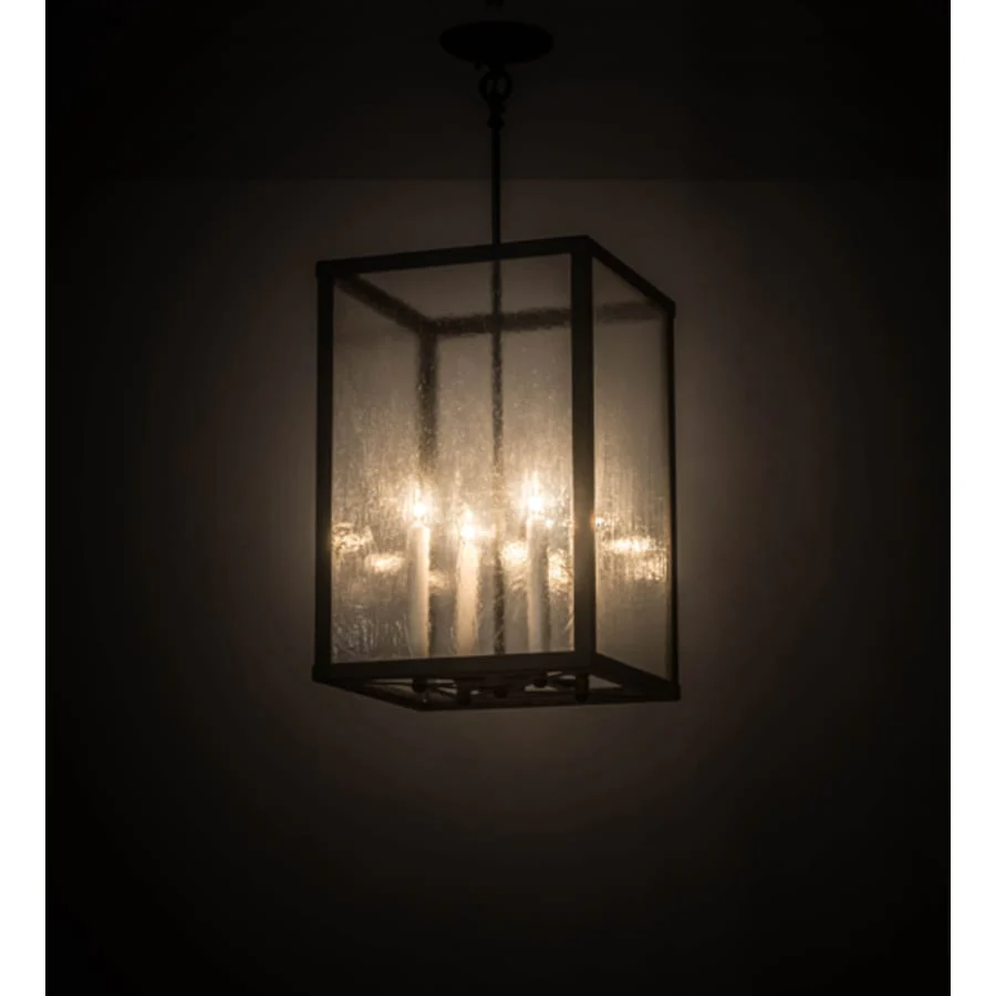 Meyda Tiffany Kitzi 4 Light 18" Wide Taper Candle Pendant - Image 1