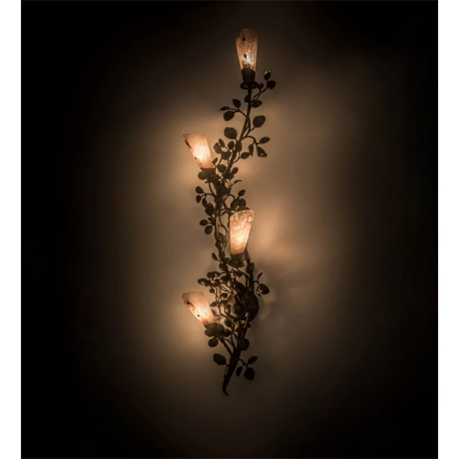 Meyda Tiffany Vinca Vine 4 Light 51" Tall Wall Sconce - Image 1