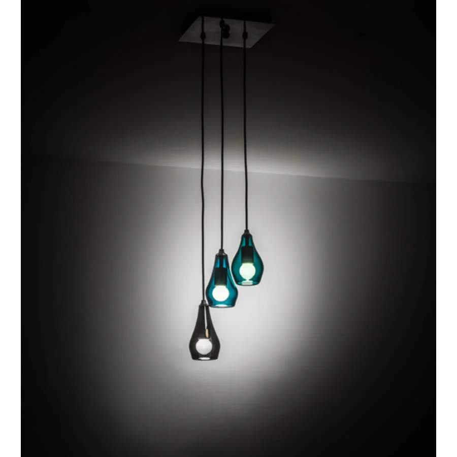 Meyda Tiffany Anjou 3 Light 14" Wide Multi Light Pendant - Image 1