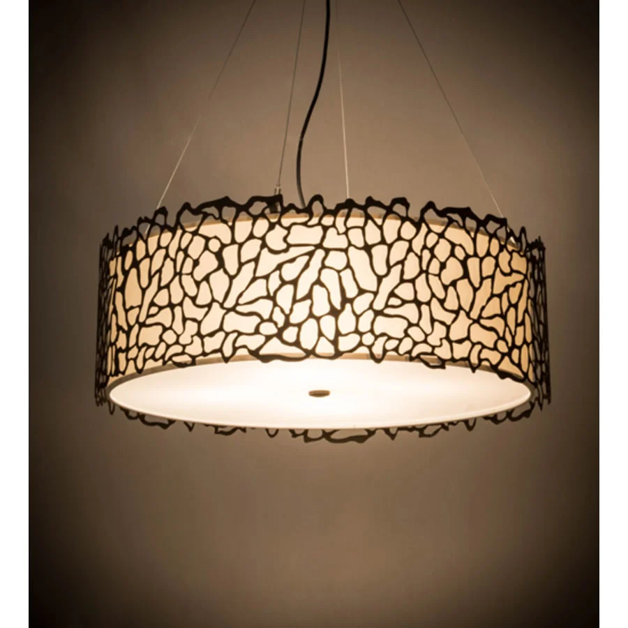 Meyda Tiffany Parmecia 4 Light 30" Wide Suspension Pendant - Image 1