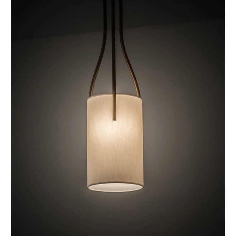 Meyda Tiffany Cilindro 9" Wide Mini Pendant - Image 1