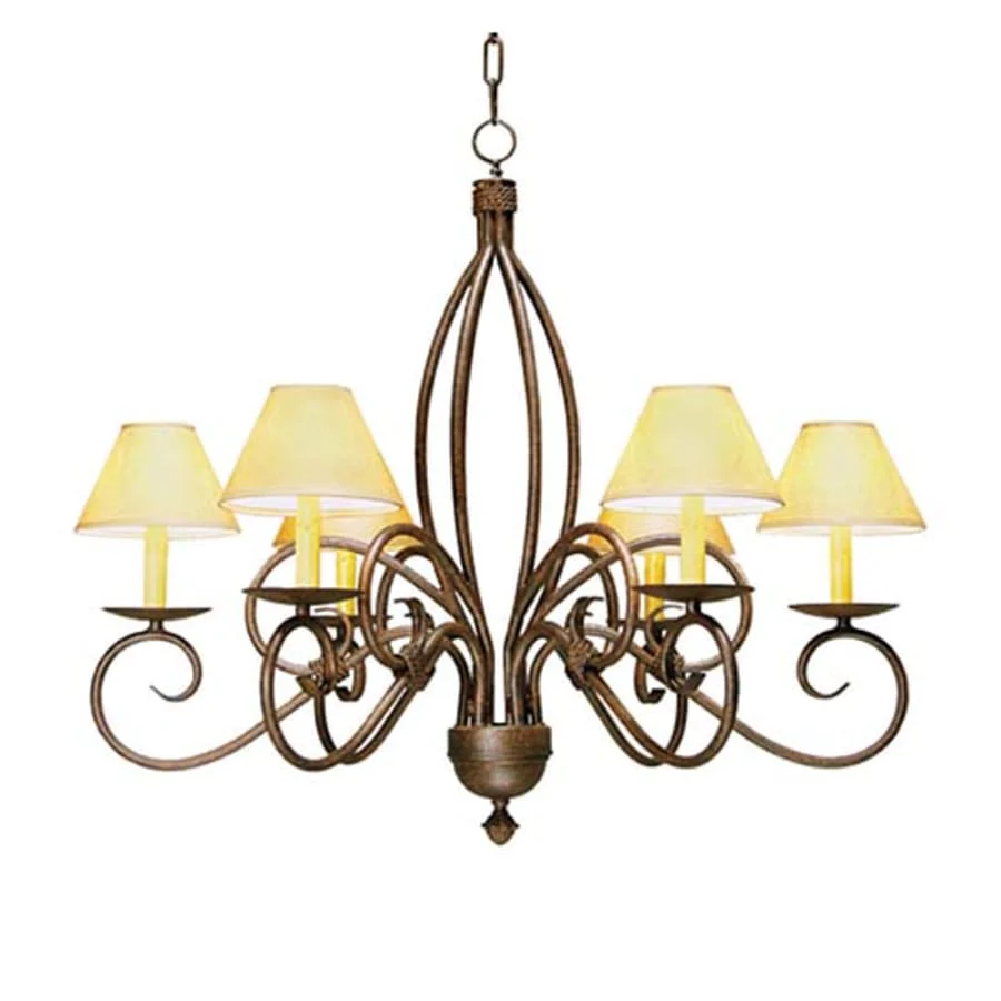 Meyda Tiffany Squire 6 Light 28" Wide Chandelier - Image 1