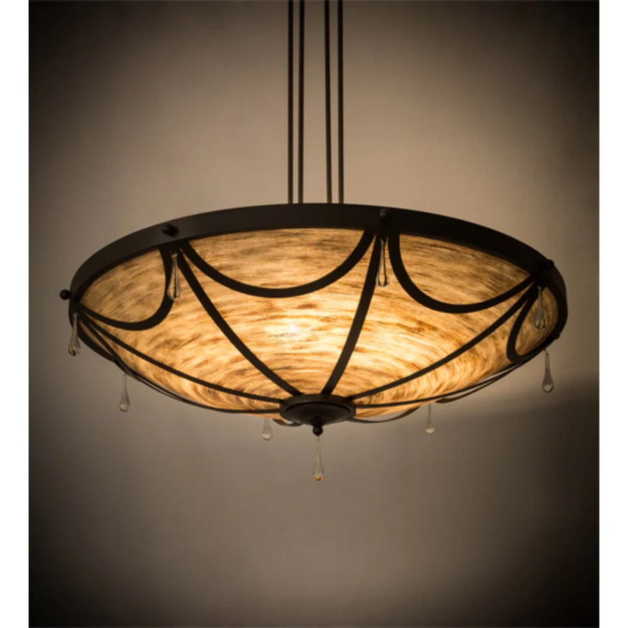 Meyda Tiffany Carousel 8 Light 50" Wide Crystal Pendant - Image 1